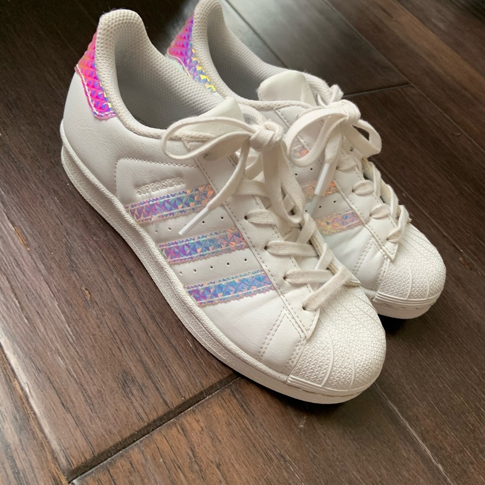 rainbow adidas shoes